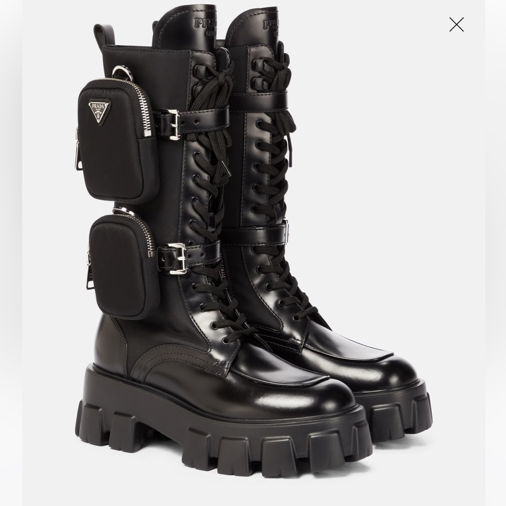Prada Tall Monolith Boots